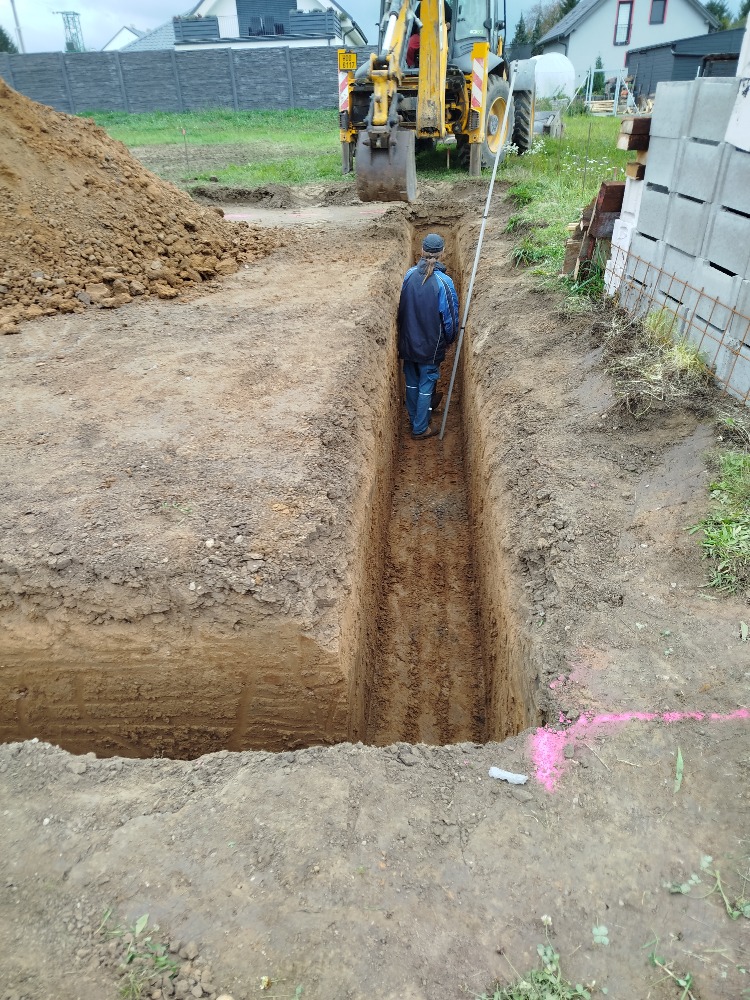 Fresh landscaping and walkway installation